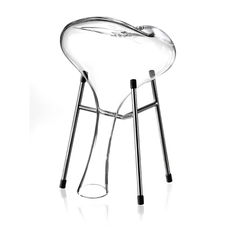 Dekanter Pebble von Zieher aus Kristallglas – 1,8 L Handarbeit