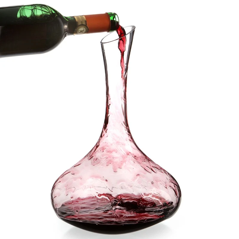 Dekanter Pebble von Zieher aus Kristallglas – 1,8 L Handarbeit