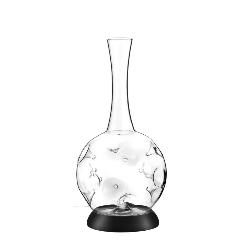 Weindekanter „Eddy“ – 1,5L Karaffe aus Borosilikatglas | Innovatives Design von Zieher