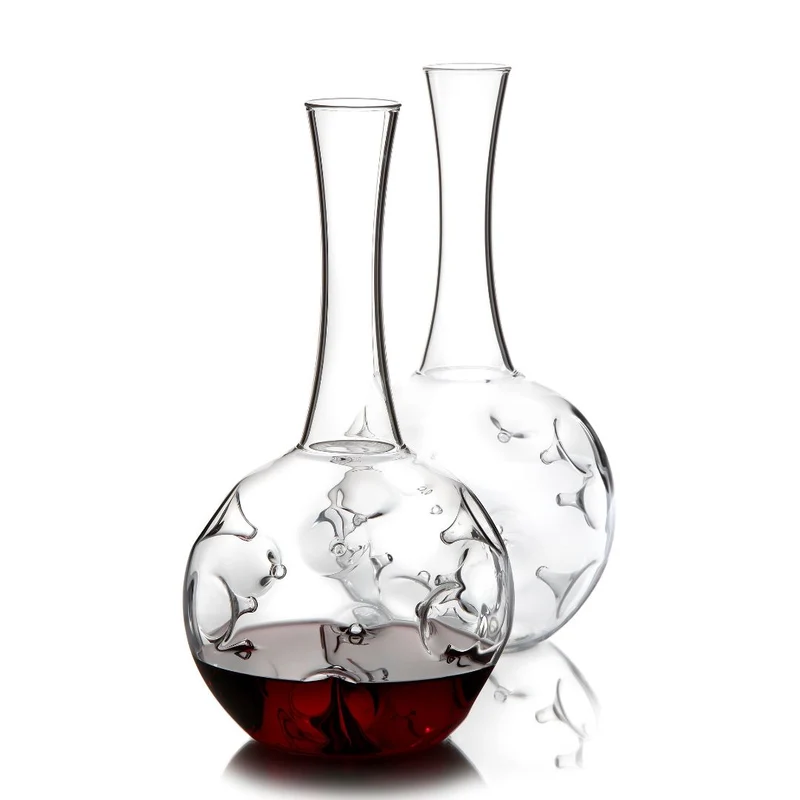Weindekanter „Eddy“ – 1,5L Karaffe aus Borosilikatglas | Innovatives Design von Zieher