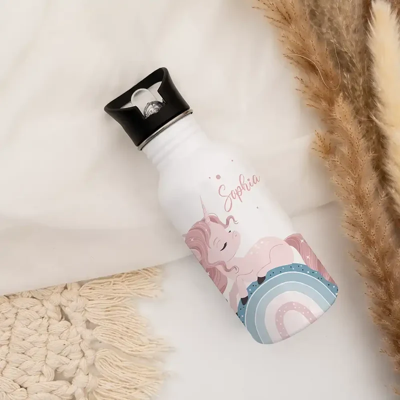 Trinkflasche Kinder Edelstahl - niedliche Motive