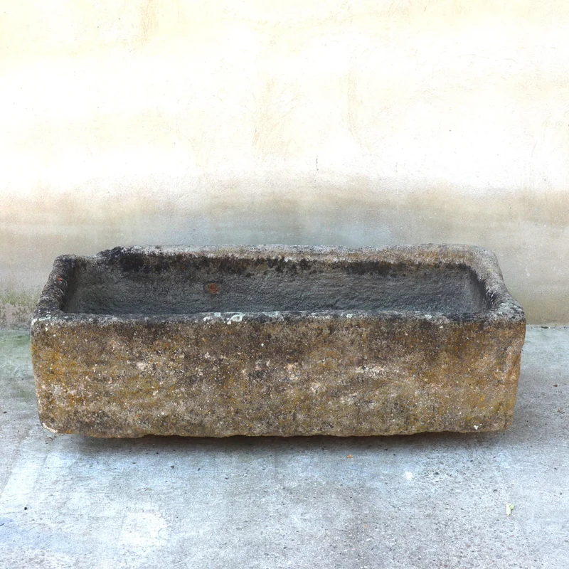 antiker Sandsteintrog 124 x 55 x 32 cm