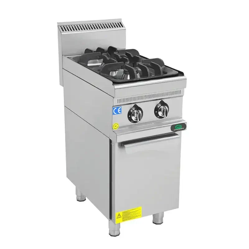 Gasherd mit 2 Brenner - 12,4 kW