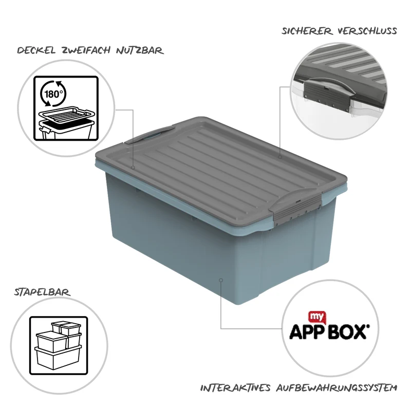 Stapelbox DIN A4, 13 l COMPACT