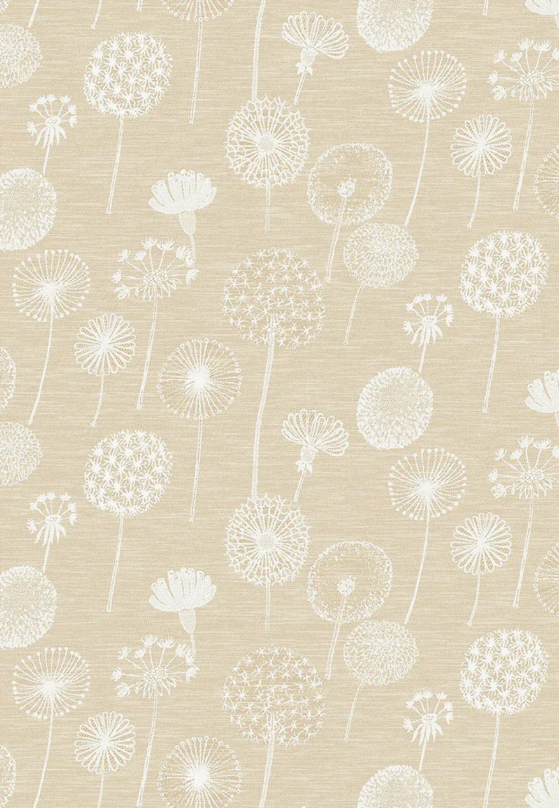 Gläsertuch Pusteblume natur