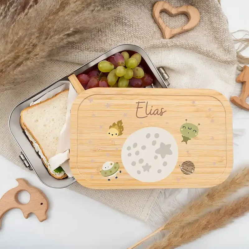 Brotdose personalisiert Weltall
