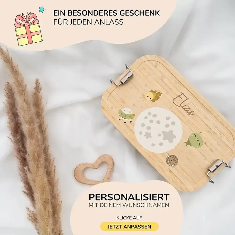 Brotdose personalisiert Weltall