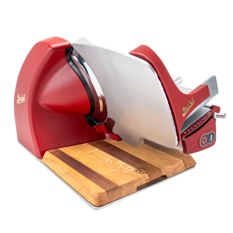 Berkel Home Line 250 Plus Rot Matt - Wurstschneidemaschine inkl. Einlegebrett