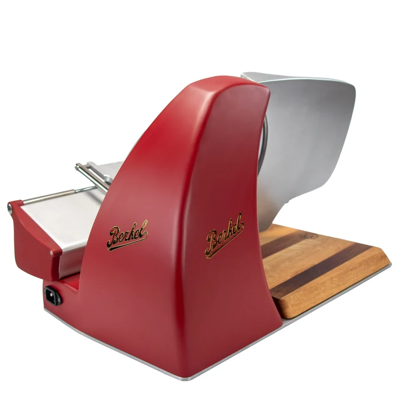 Berkel Home Line 250 Plus Rot Matt - Wurstschneidemaschine inkl. Einlegebrett