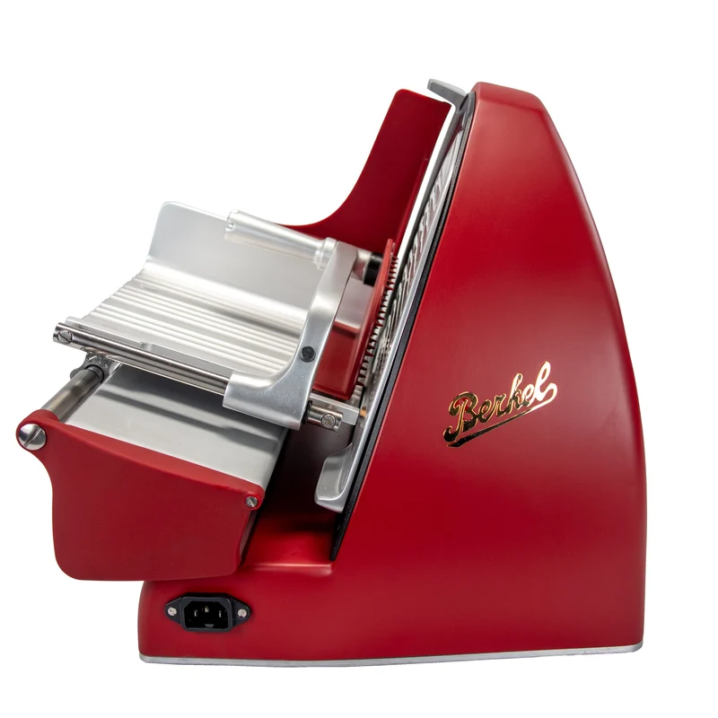 Berkel Home Line 250 Plus Rot Matt - Wurstschneidemaschine inkl. Einlegebrett