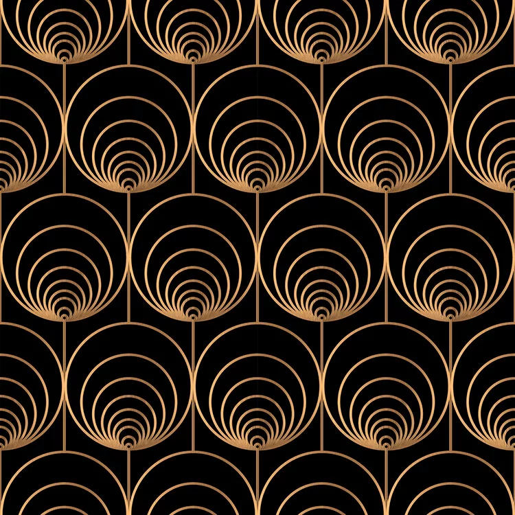 Cocktail Serviette "Black Luxury" 24x24cm - 20Stk.