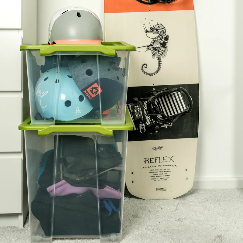 Box mit Rädern und Deckel 65 l EVO SAFE KEEPING