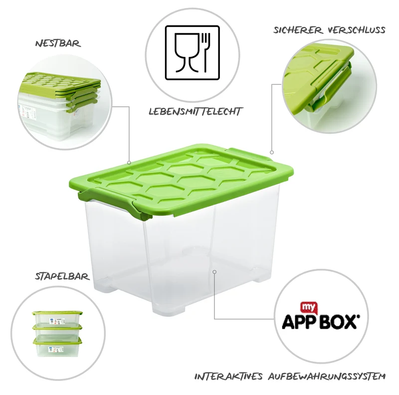 Box mit Deckel 15 l EVO SAFE KEEPING