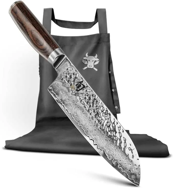 KAI X-MAS SELECTION DREAMBOX Santoku + Tim Mälzer Kochschürze