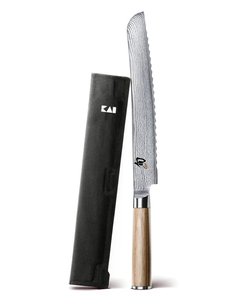 KAI X-MAS SELECTION DREAMBOX Shun Classic White Brotmesser mit Klingenschutz