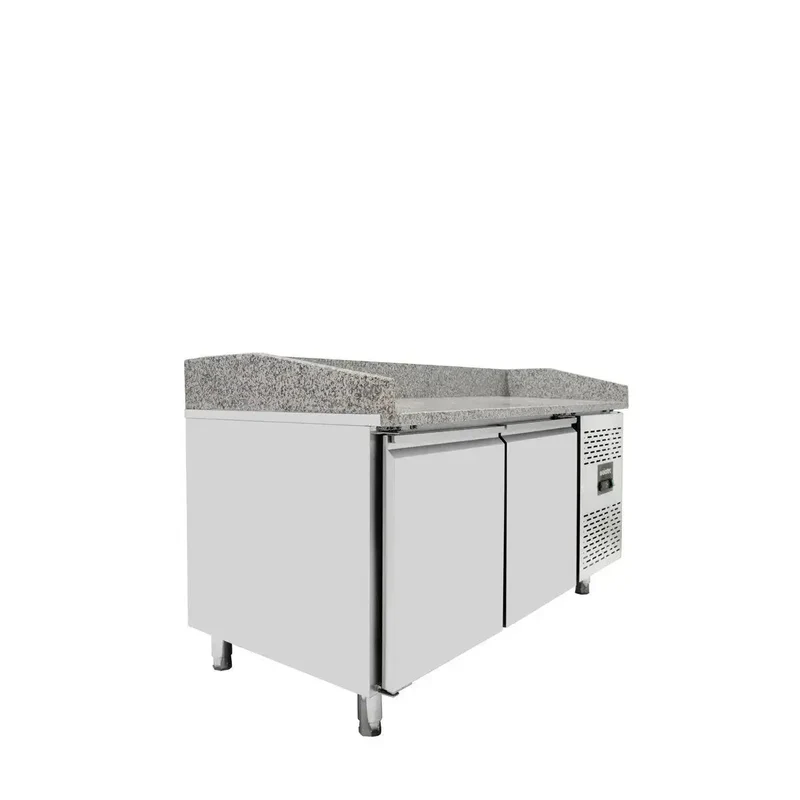 EASYLINE Pizzakühltisch 800 / 2-türig "grau"