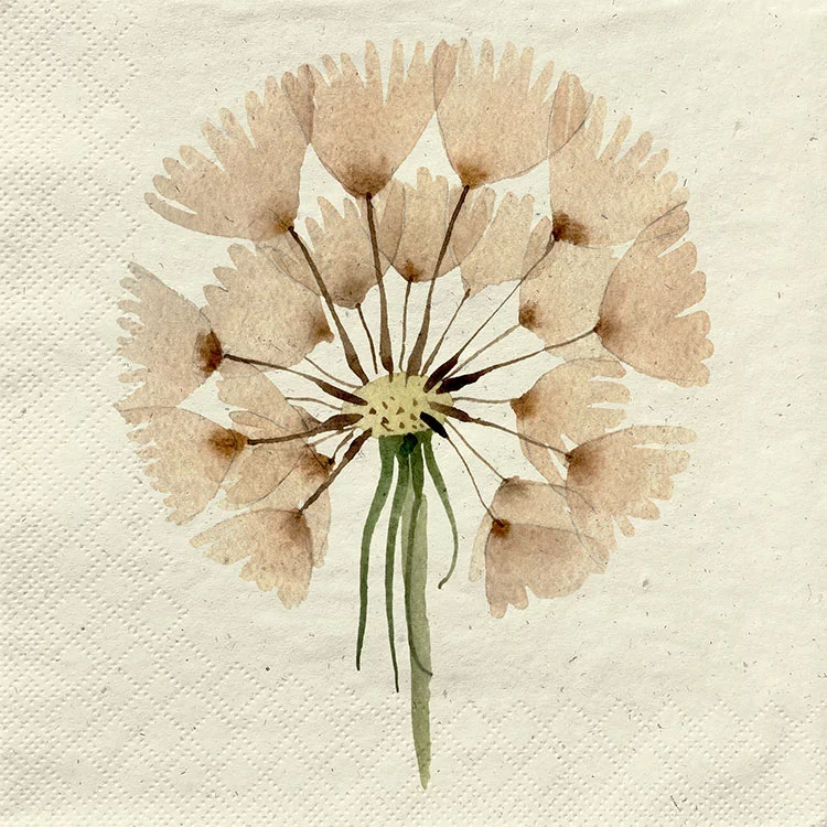 Lunch Serviette "modern dandelion" 33x33cm - 20Stk.