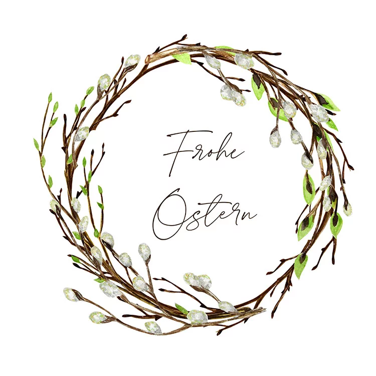 Lunch Serviette "Frohe Ostern" 33x33cm - 20Stk.