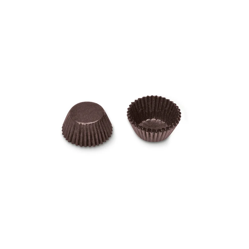 Pralinenkapsel Papier braun für Muffin- Konfekt 100Stk.