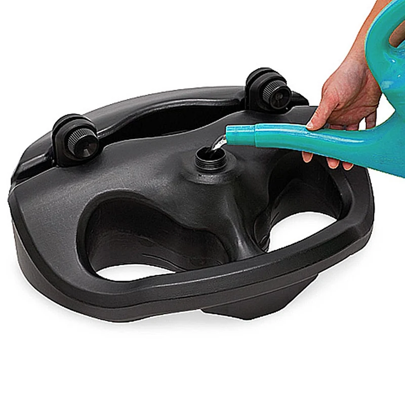Panel Waterbase Kundenstopper – Wasserfuß für Werbeschilder & Werbepaneele 3–10 mm Schwarz