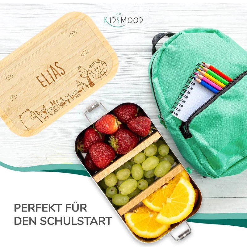 Brotdose Kinder personalisiert - Jungle