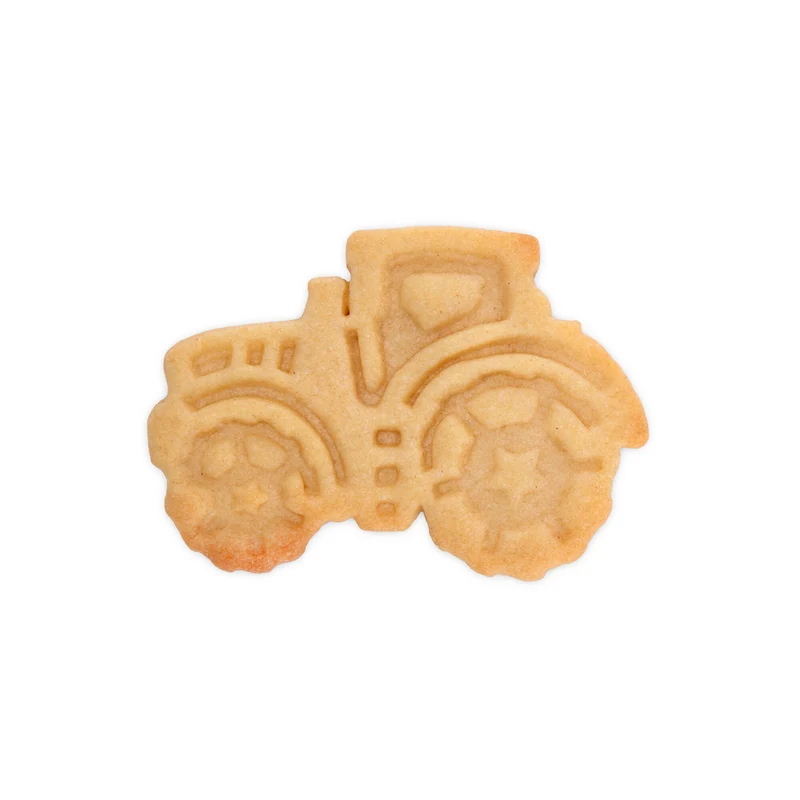 Präge Ausstecher "Traktor" mit Auswerfer 6,5cm