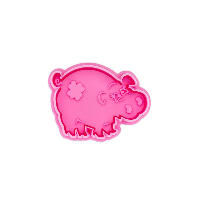 Präge Ausstecher "Schwein" mit Auswerfer 7,5cm