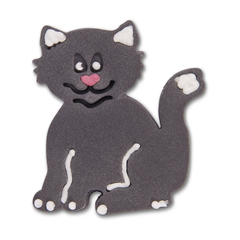Präge Ausstecher "Katze" mit Auswerfer 7,5cm