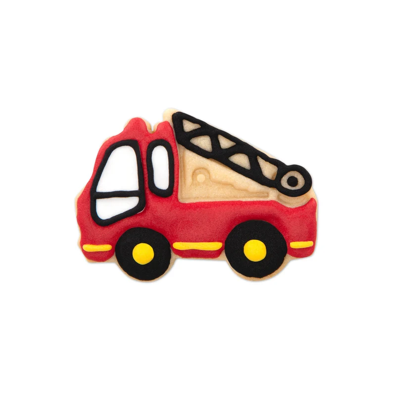 Präge Ausstecher "Feuerwehr" mit Auswerfer 7,5cm