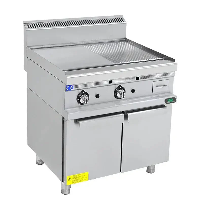 Gas-Grillplatte 700 - 7 kW - Glatt/Gerillt
