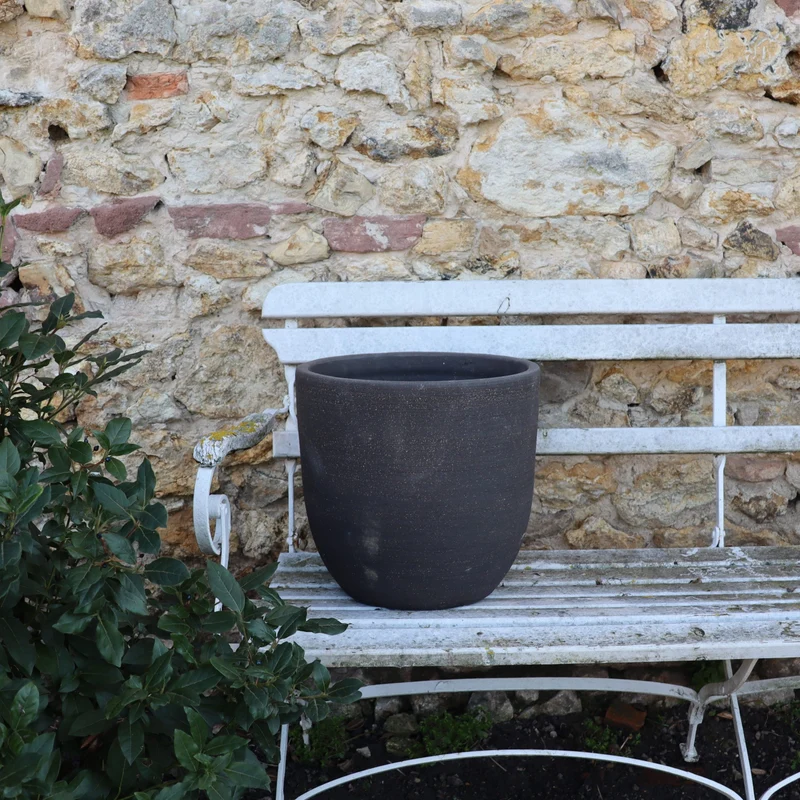 Pflanzgefäß Berberis grau