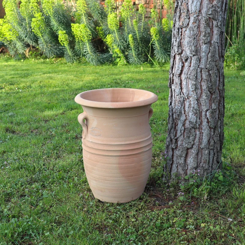 Mediterrane Vase aus Terracotta "Cistus 2" H=40cm