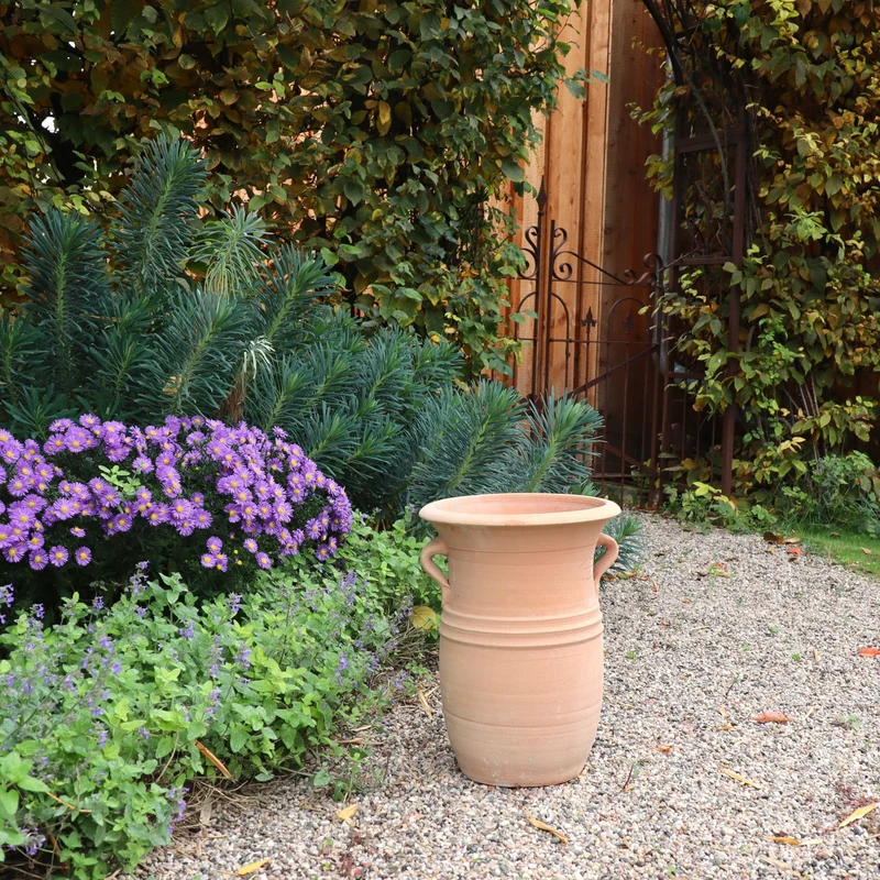 Mediterrane Vase aus Terracotta "Cistus 2" H=40cm
