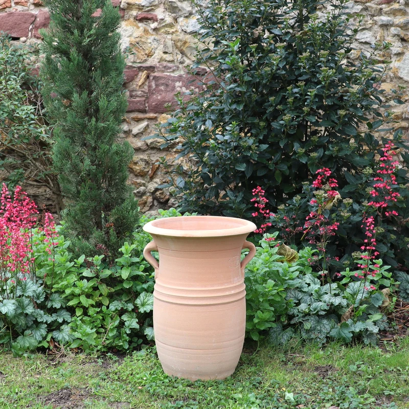 Mediterrane Vase aus Terracotta "Cistus 2" H=40cm