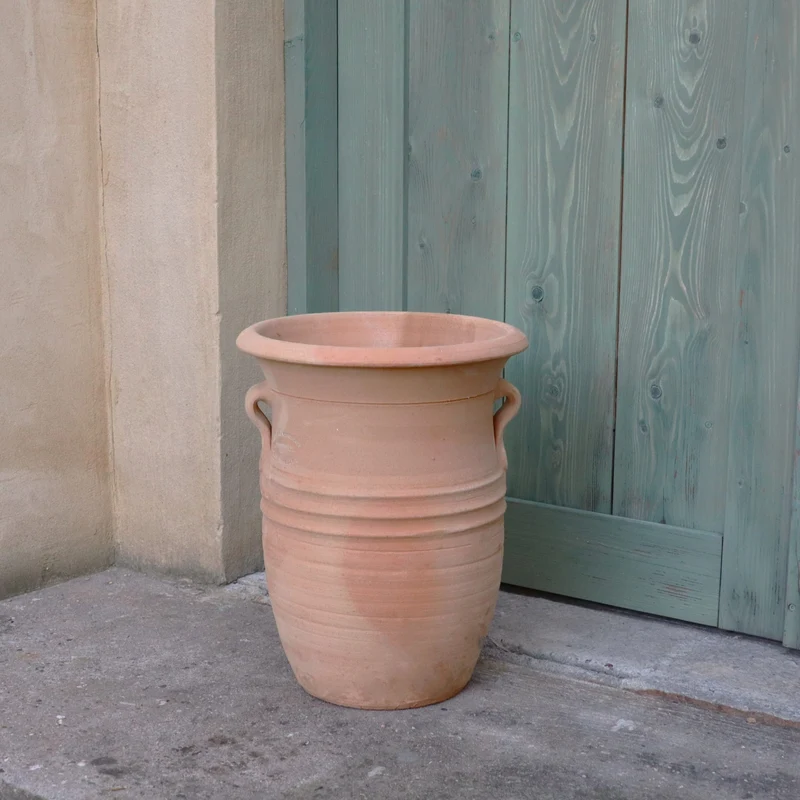 Mediterrane Vase aus Terracotta "Cistus 2" H=40cm
