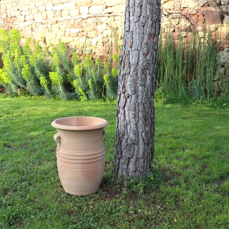 Mediterrane Vase aus Terracotta "Cistus 2" H=40cm