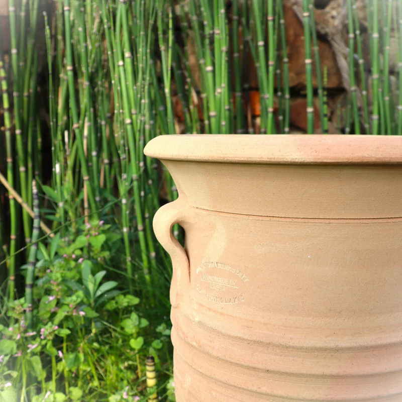 Mediterrane Vase aus Terracotta "Cistus 2" H=40cm