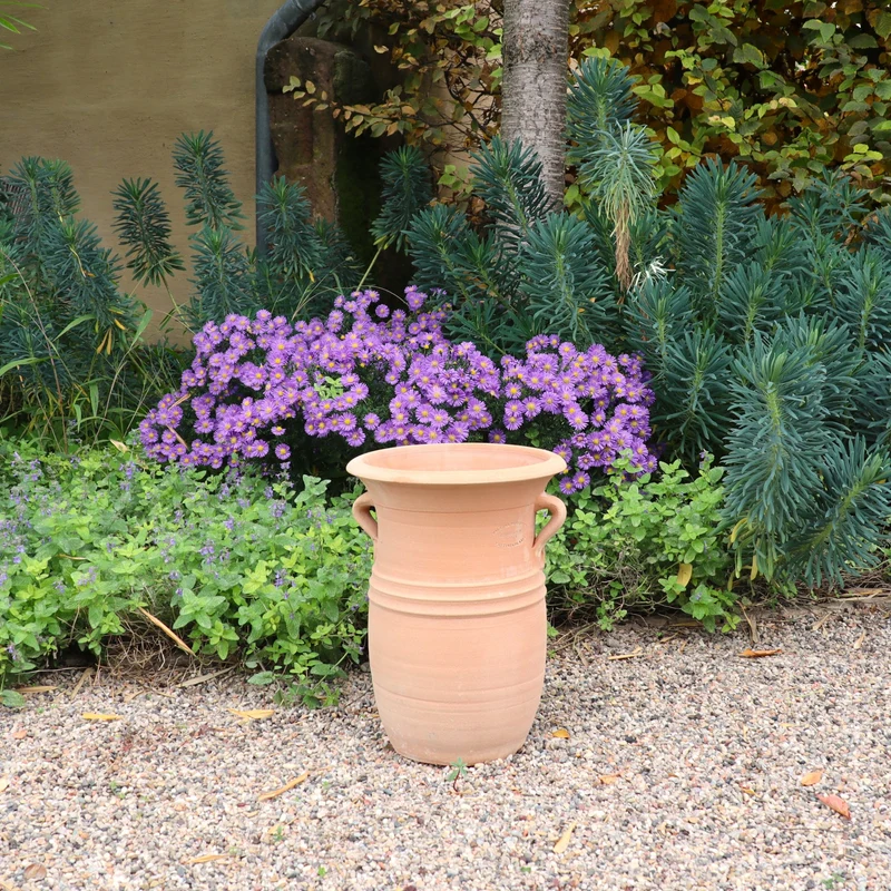 Mediterrane Vase aus Terracotta "Cistus 2" H=40cm