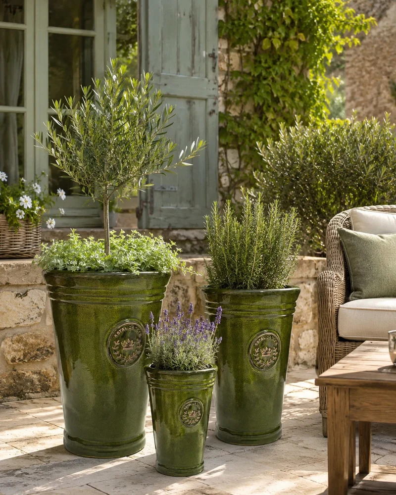 Vasenform "Garden Green" Höhe 33 bis 51 cm