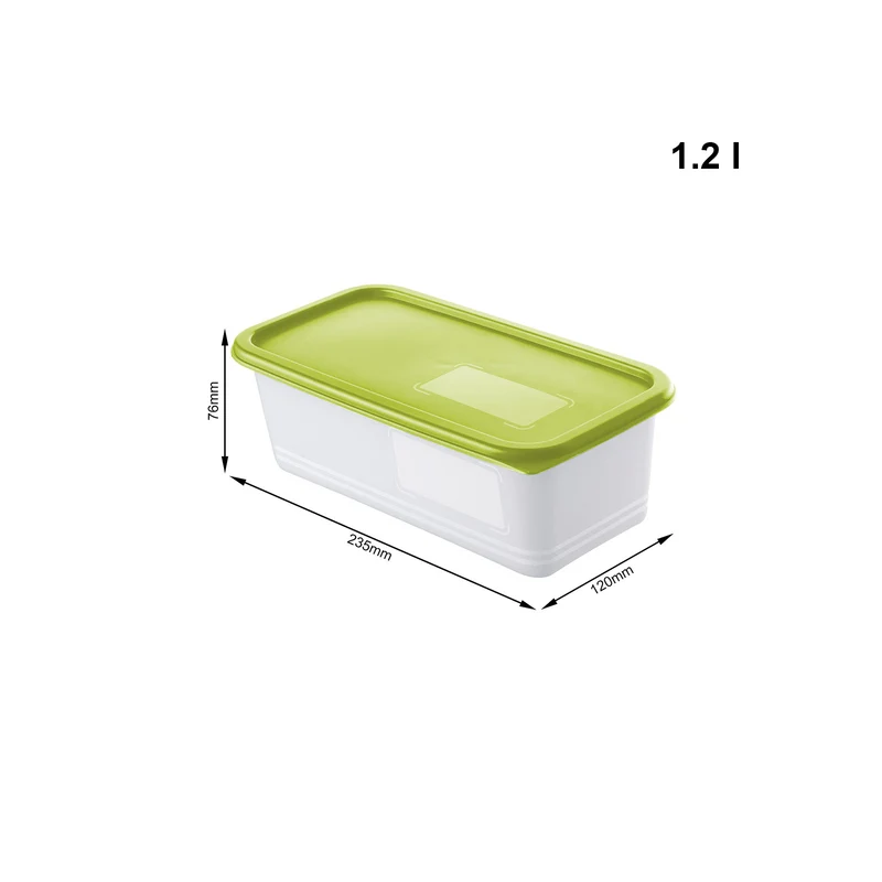3er Set Gefrierdosen 1,2 l DOMINO