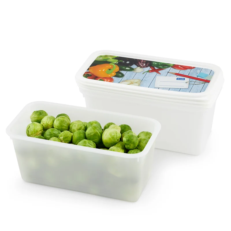 3er Set Gefrierdosen 1,5 l DOMINO