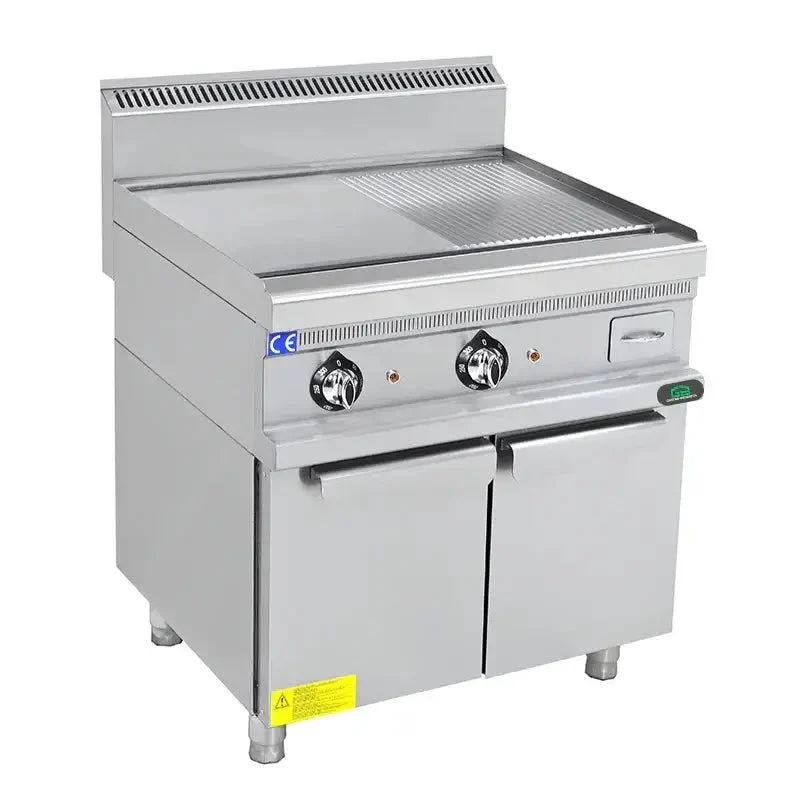 Elektro-Grillplatte 700 - 12 kW - Glatt/Gerillt