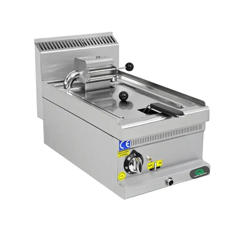 Elektro-Fritteuse- 12 Liter - 400x700x850 mm - 9 kW