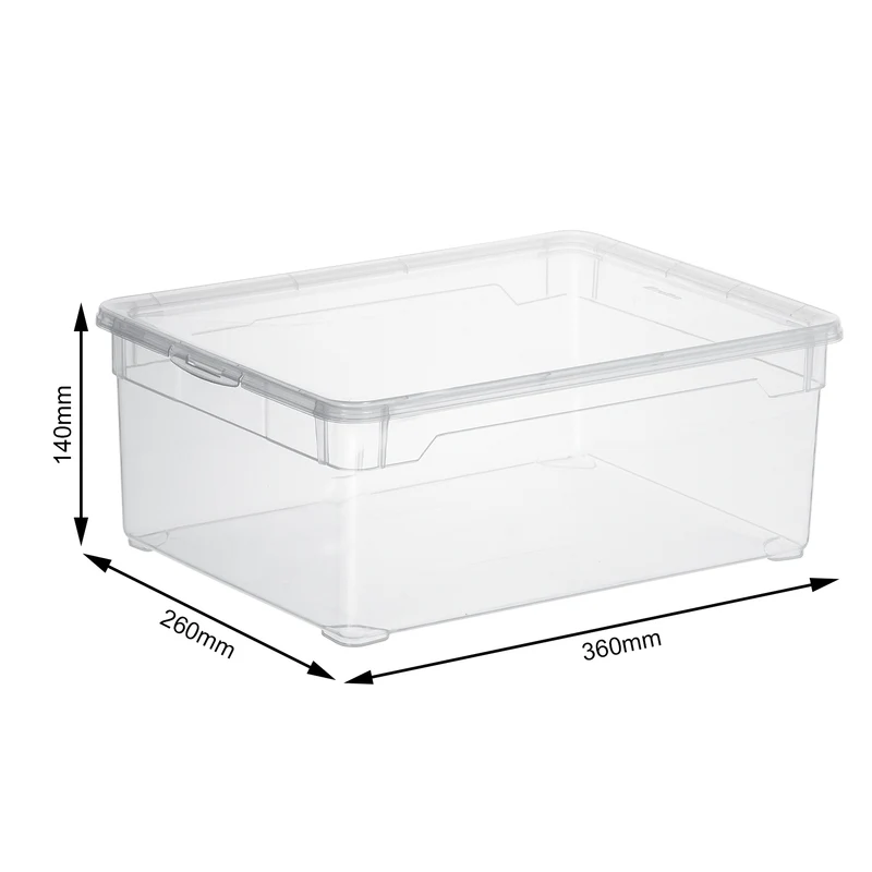 Box "Men Shoe" 10 l CLEAR