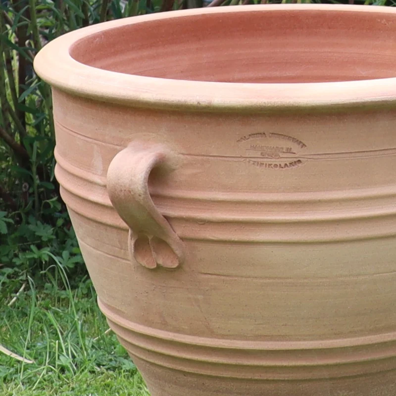 winterhartes Terracotta Pflanzgefäß "Rosa", H=50 cm