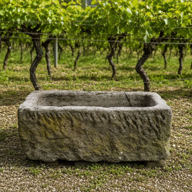 Sandstein Pflanztrog 83 x 54 x 30 cm