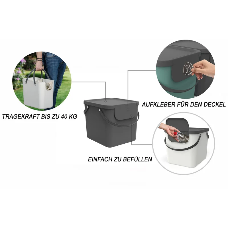 Recycling Müllsystem 40 l ALBULA