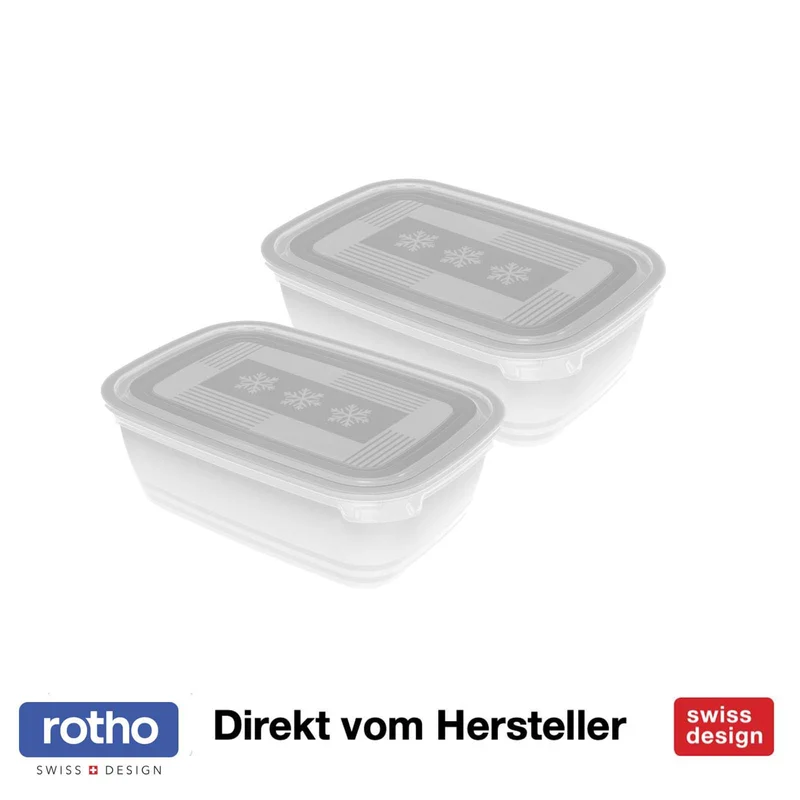 2er Set Gefrierdosen 1,9 l FREEZE