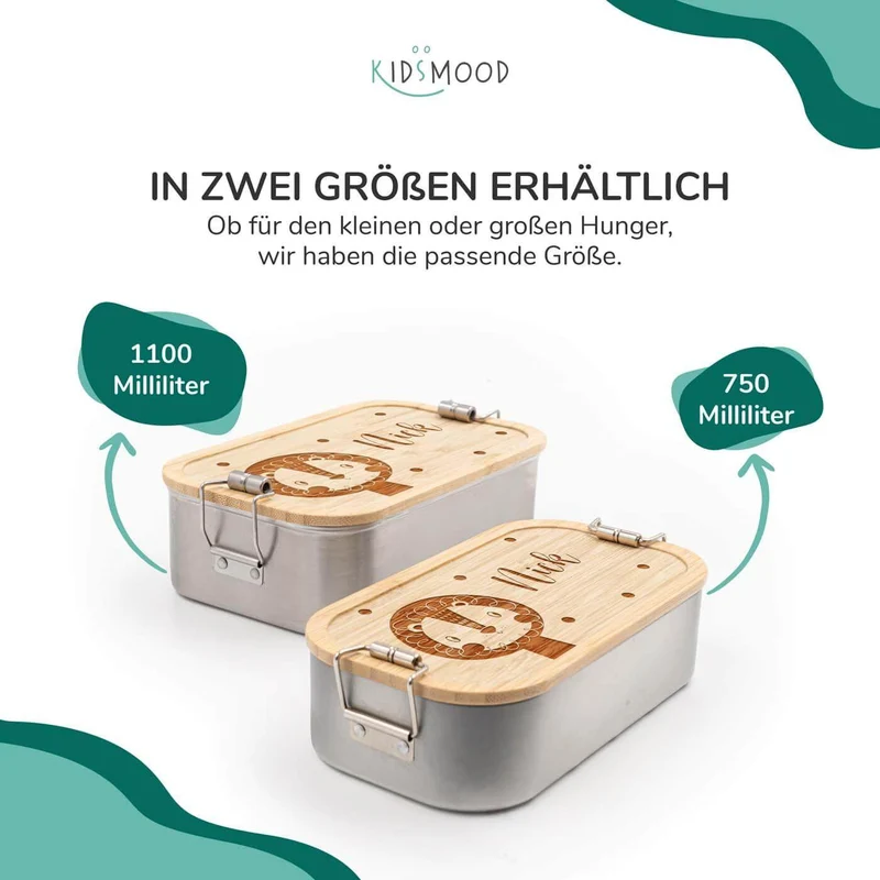 Brotdose personalisiert Löwe
