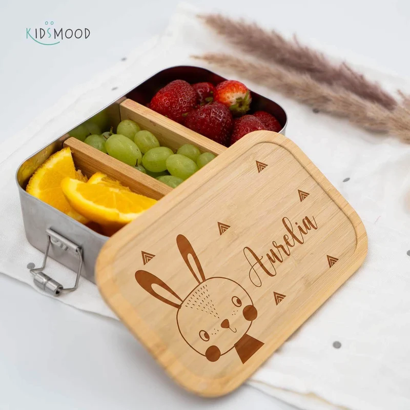 Brotdose personalisiert Hase